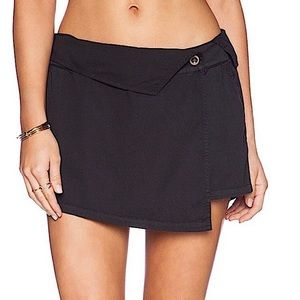 Michael Stars Asymmetrical Wrap Skort